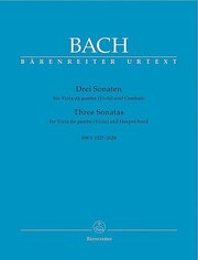 Drei Sonaten für Viola da gamba (Viola) und Cembalo BWV 1027-1029