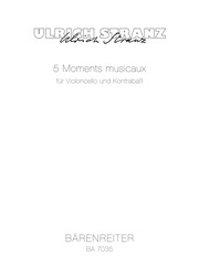5 Moments musicaux für Violoncello und Kontrabaß