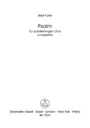 Psalm für achtstimmigen Chor a cappella