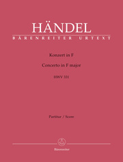 Konzert F-Dur HWV 331 - Cover