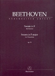 Sonate für Klavier F op. 54