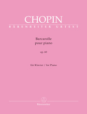 Barcarolle für Klavier Fis-Dur op. 60