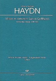 Missa in honorem Sancti Gotthardi (Klavierauszug)