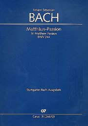 Matthäus-Passion (Klavierauszug)
