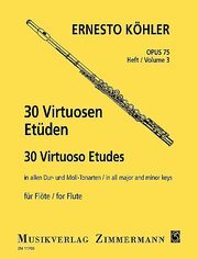 30 Virtuosen Etüden in allen Dur- und Moll-Tonarten