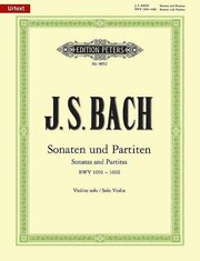 Sonaten und Partiten für Violine solo BWV 1001-1006 - Cover