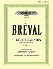 3 leichte Sonaten für Violoncello und Bass op. 40; 1-3