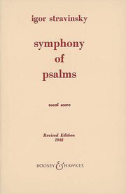 Symphony of psalms - Cover