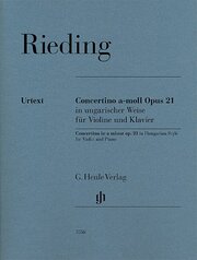 Oskar Rieding - Concertino in ungarischer Weise a-moll op. 21