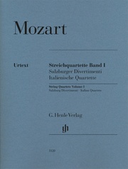Mozart, Wolfgang Amadeus - Streichquartette Band I (Salzburger Divertimenti, Italienische Quartette)