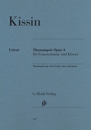 Evgeny Kissin - Thanatopsis op. 4 für Frauenstimme und Klavier
