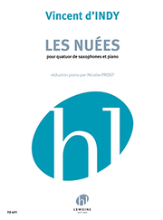 Les Nuees (saxophone quartet and piano)