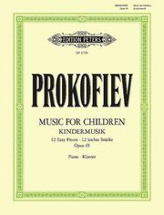 Music for Children: 12 easy pieces for Piano (1935) f?r Klavier solo op. 65 -Kindermusik- - Cover