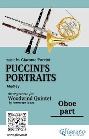 Oboe part of 'Puccini's Portraits' for Woodwind Quintet - Cover