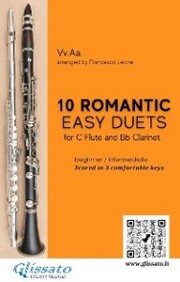 10 Romantic Easy duets for Flute and Clarinet - Cover