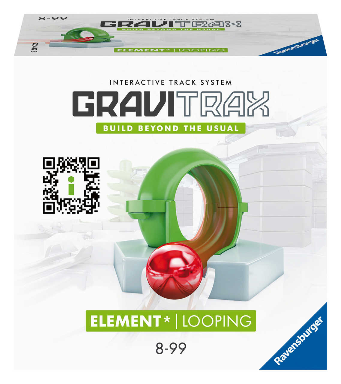 Ravensburger GraviTrax Element Looping 22412 - GraviTrax Erweiterung für  deine Kugelbahn - Murmelbahn und Konstruktionsspielzeug ab 8 Jahren, GraviTrax  Zubehör kombinierbar mit allen Produkten