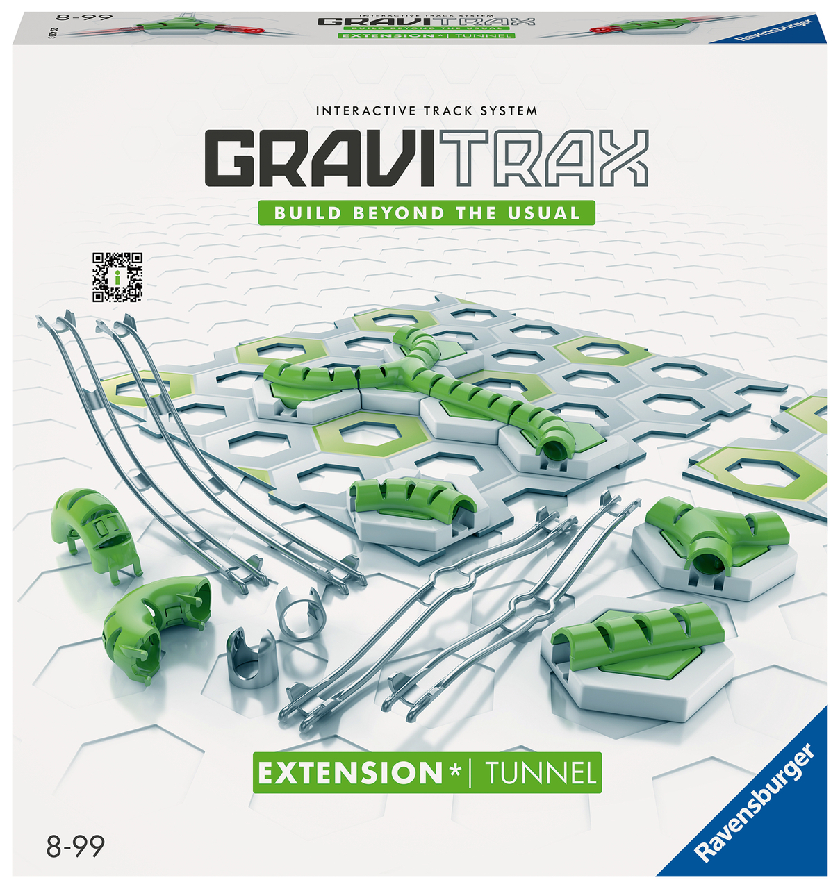 Ravensburger GraviTrax Extension Tunnel 22420 - GraviTrax Erweiterung für  deine Kugelbahn - Murmelbahn und Konstruktionsspielzeug ab 8 Jahren