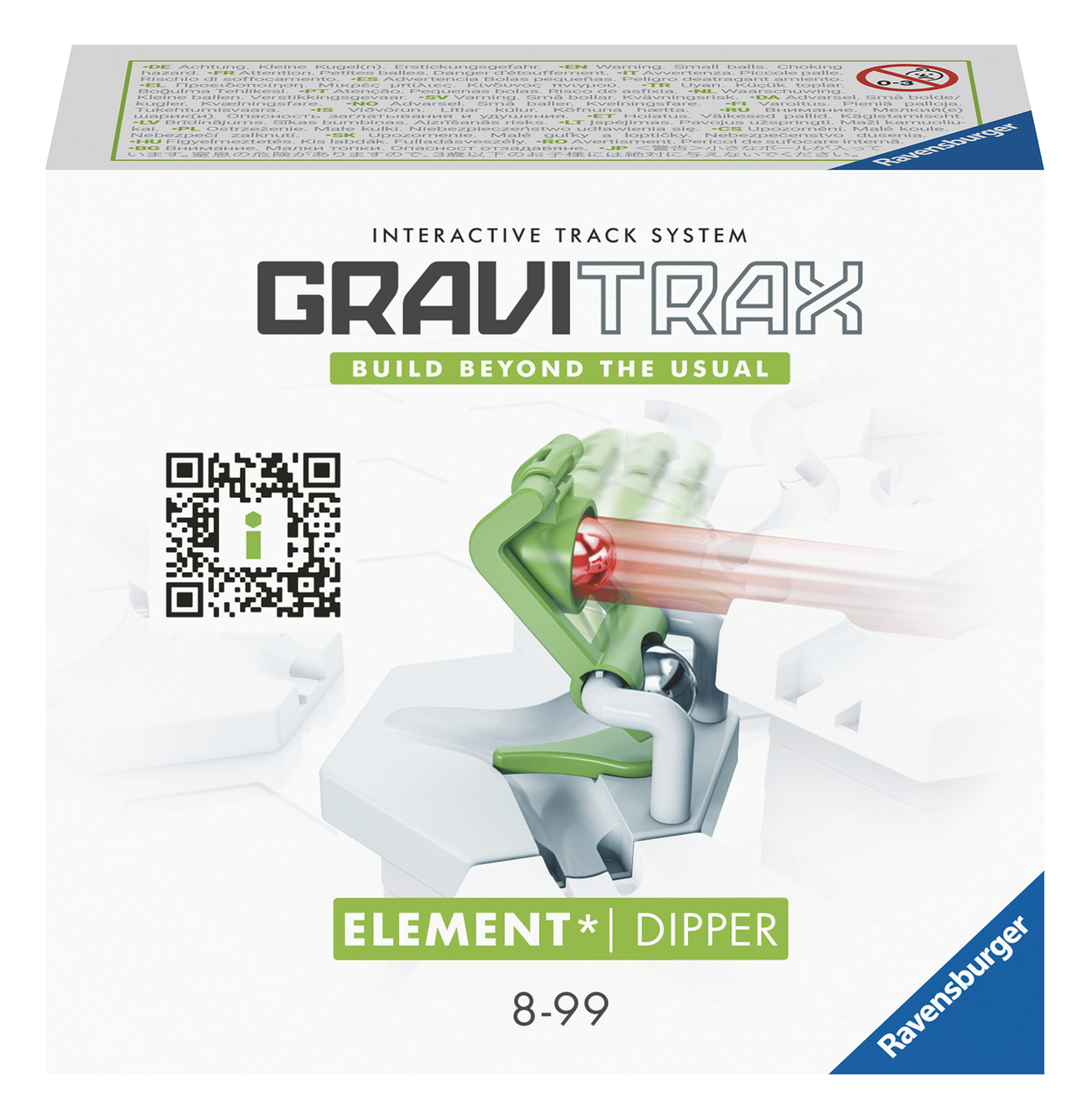 Ravensburger GraviTrax Element Dipper 22430 - GraviTrax Erweiterung für  deine Kugelbahn - Murmelbahn und Konstruktionsspielzeug ab 8 Jahren, GraviTrax  Zubehör kombinierbar mit allen Produkten