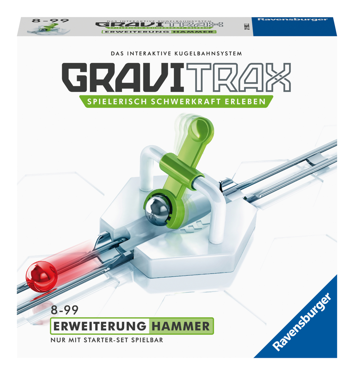 Ravensburger GraviTrax Element Jumper 22421 - GraviTrax Erweiterung für  deine Kugelbahn - Murmelbahn und Konstruktionsspielzeug ab 8 Jahren, GraviTrax  Zubehör kombinierbar mit allen Produkten
