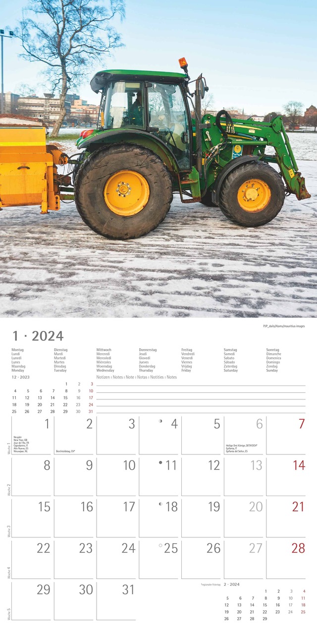 Traktoren 2024 (kartoniertes Buch)