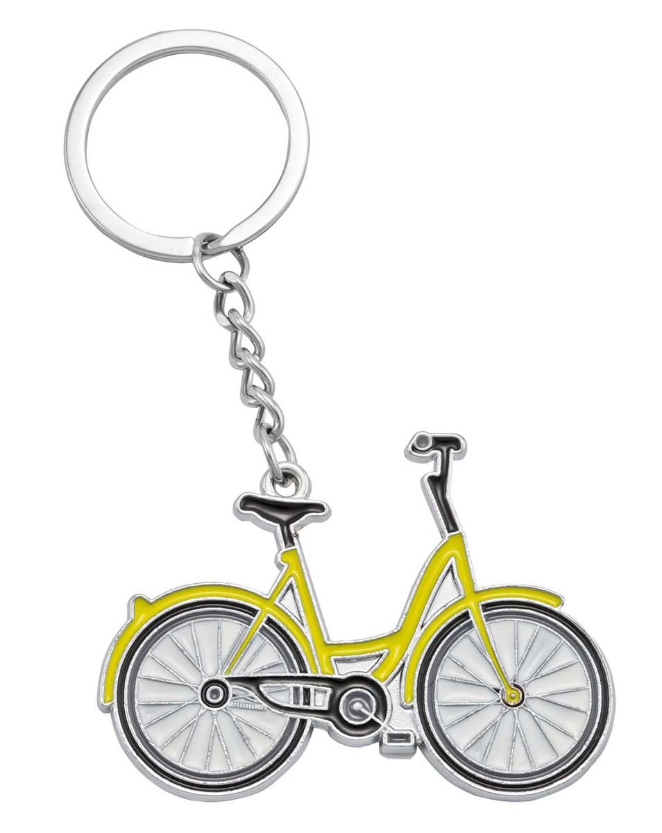 Geschenk für Fahrräder Schlüsselanhänger Schlüsselring Mit Stein für Bike 