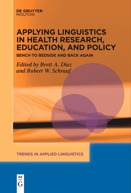 Applying　Buchhandlung　Linguistics　(gebundenes　and　Research,　in　Health　Education,　Policy　Buch)　Schöningh