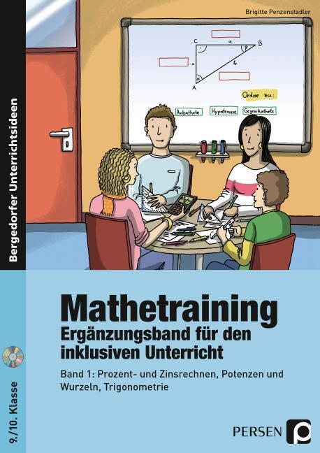 Mathetraining 9./10. Klasse Bd. 1 - Ergänzungsband für den inklusiven  Unterricht von Brigitte Penzenstadler (kartoniertes Buch)