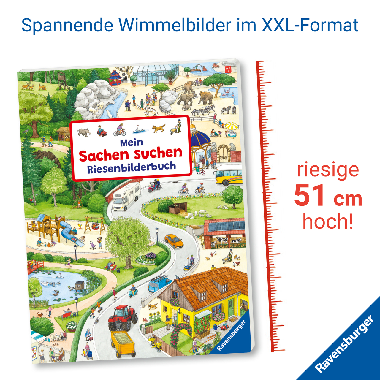 Mein Sachen suchen Riesenbilderbuch von Susanne Gernhäuser (Pappeinband)