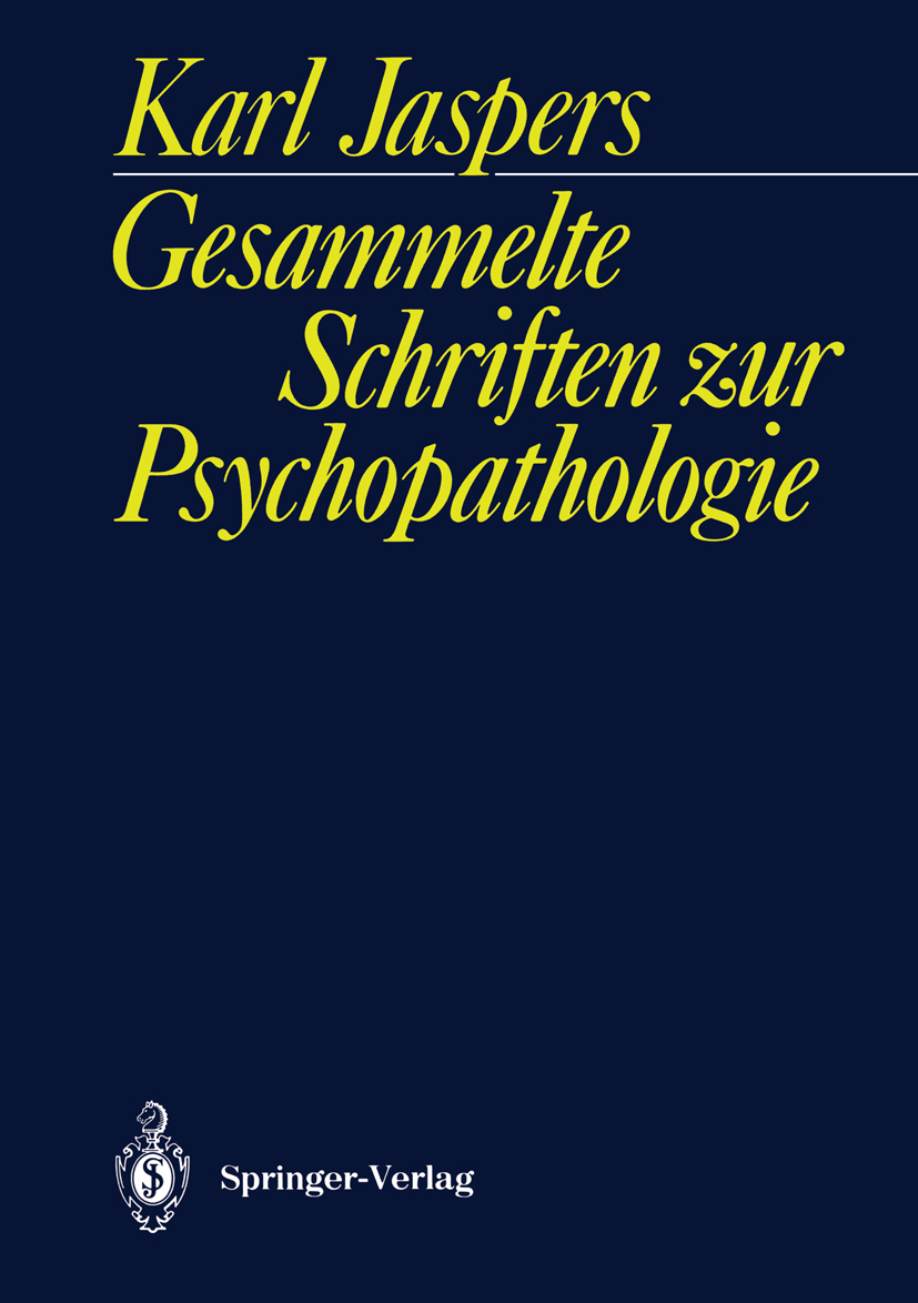 Gesammelte Schriften zur Psychopathologie (gebundenes Buch