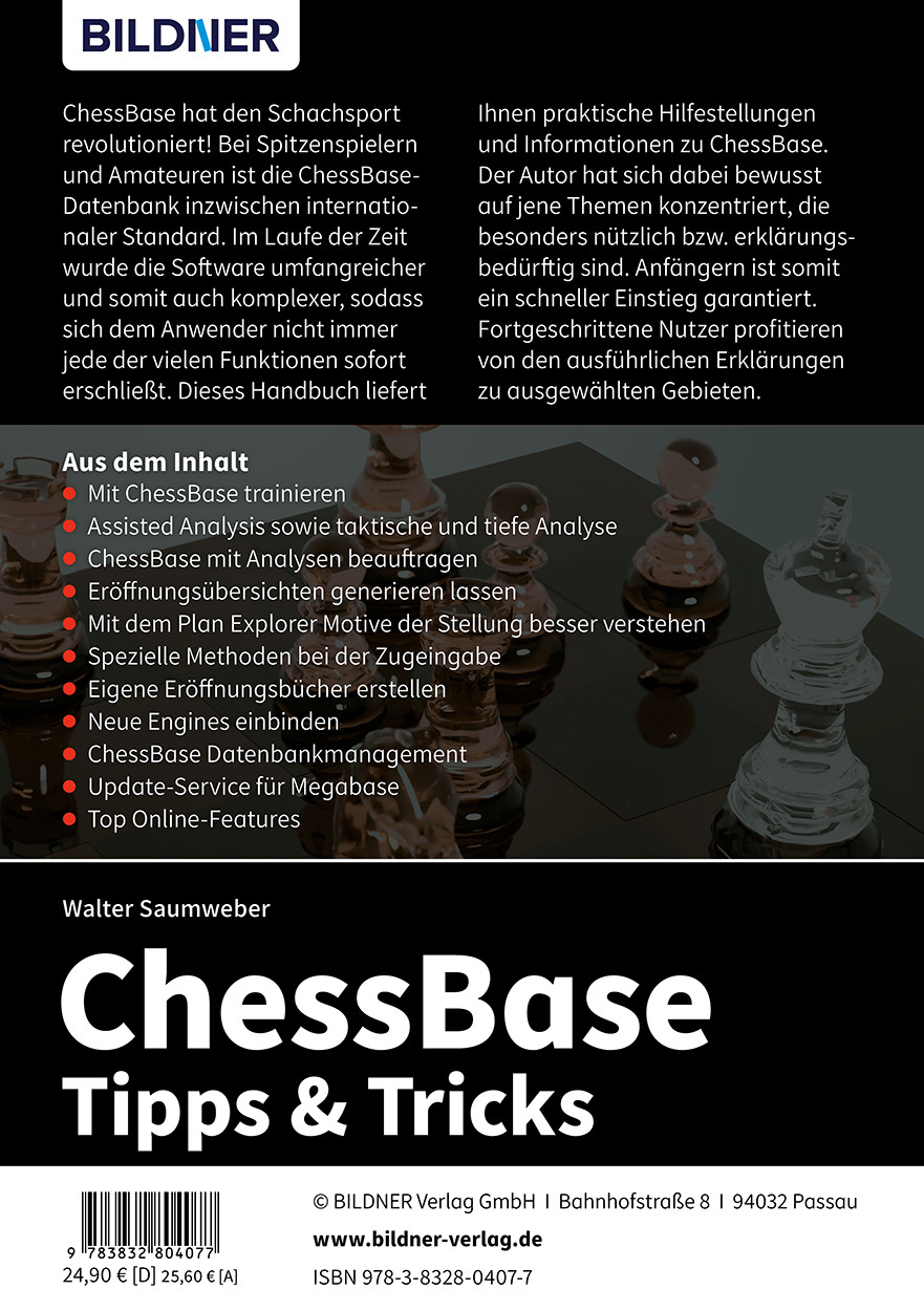Chess Base Tipps and Tricks (kartoniertes Buch) Neue Impulse Verlag GmbH