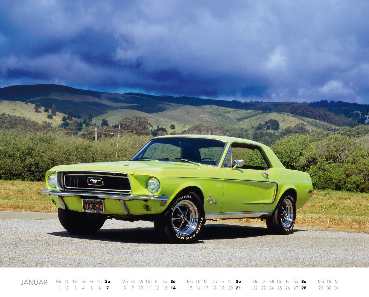 Ford Mustang Kalender 2024 (Spiralbindung) Stadtbuchhandlung